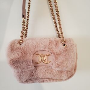 Juicy Couture Fur Pink Shoulder Bag